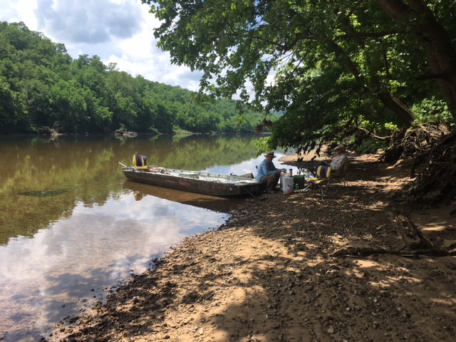 Lunch on the White River