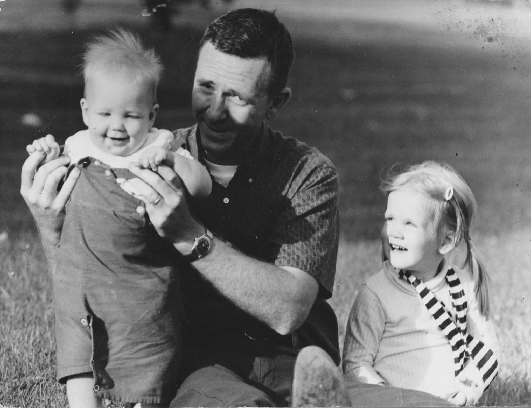 Bruce Cochran With Kids Wes & Holly